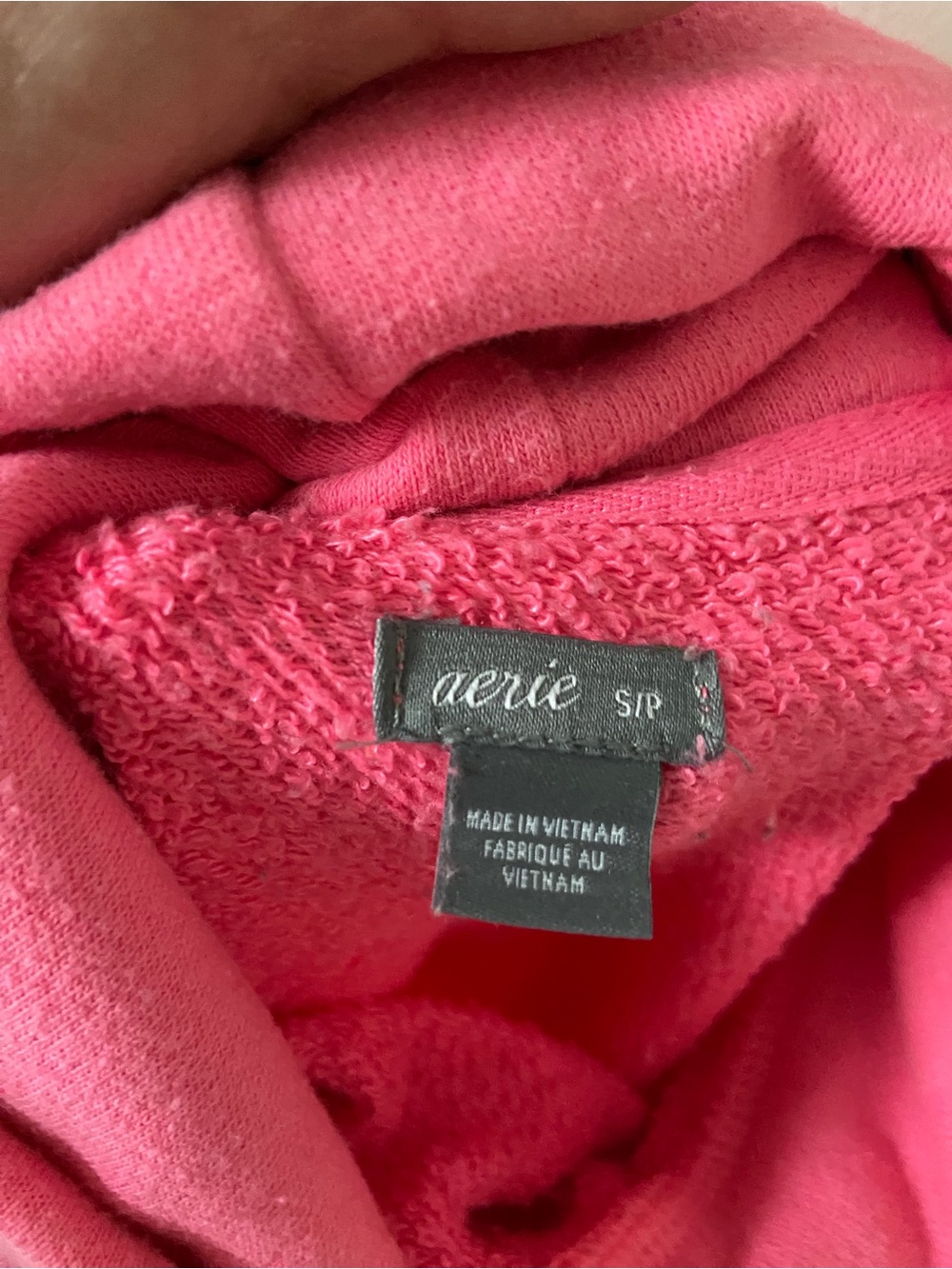 aerie Coral Pink Cozy Hoodie - Picture 3 of 3